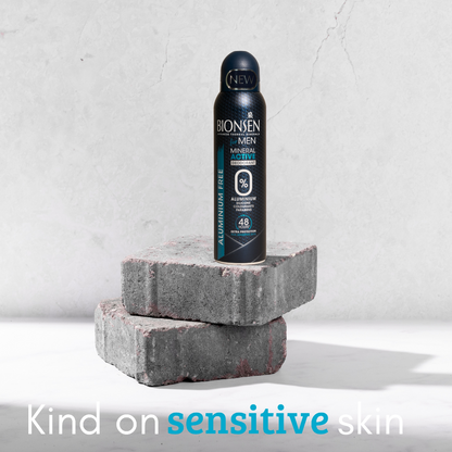 Bionsen Mineral Active Deodorant Aerosol Spray For Men 150ml