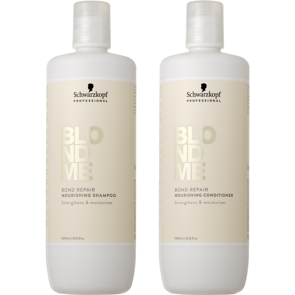 Schwarzkopf Professional BlondMe All Blondes Rich Shampoo & Conditioner Twin 2 x 1000ml