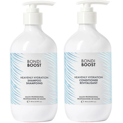 BondiBoost Heavenly Hydration Moisturising Shampoo & Conditioner Twin 2 x 500ml