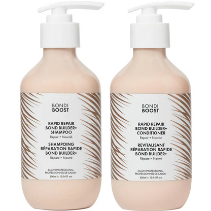 BondiBoost Rapid Repair Bond Builder+ Shampoo & Conditioner Twin 2 x 300ml