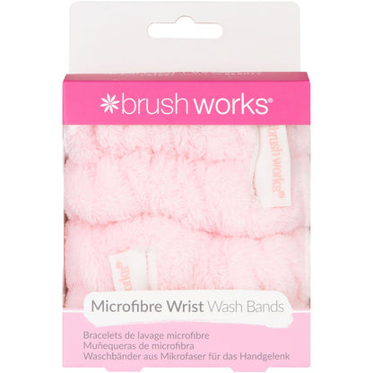 Brushworks Microfibre Wrist Bands Pack of 2