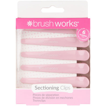 Brushworks Sectioning Clips Pack of 6