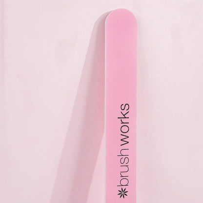 Brushworks Pastel Colour Nail Files Pack of 4