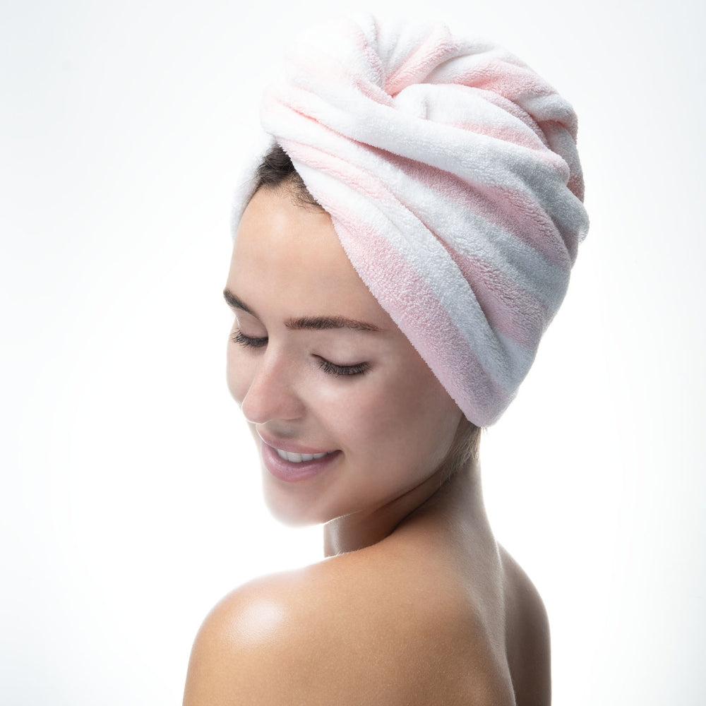 Brushworks Luxury Microfibre Hair Towels Pack of 2