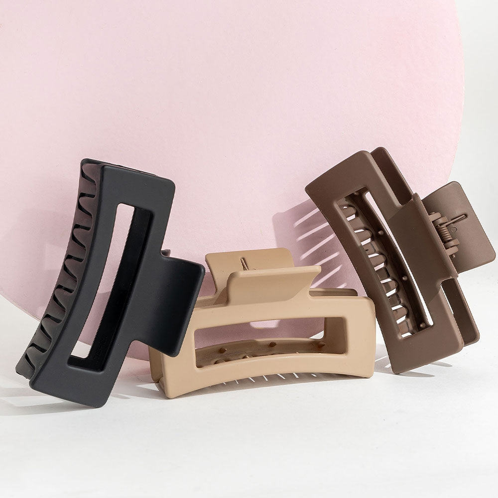 Brushworks Classic Claw Clips Pack of 3