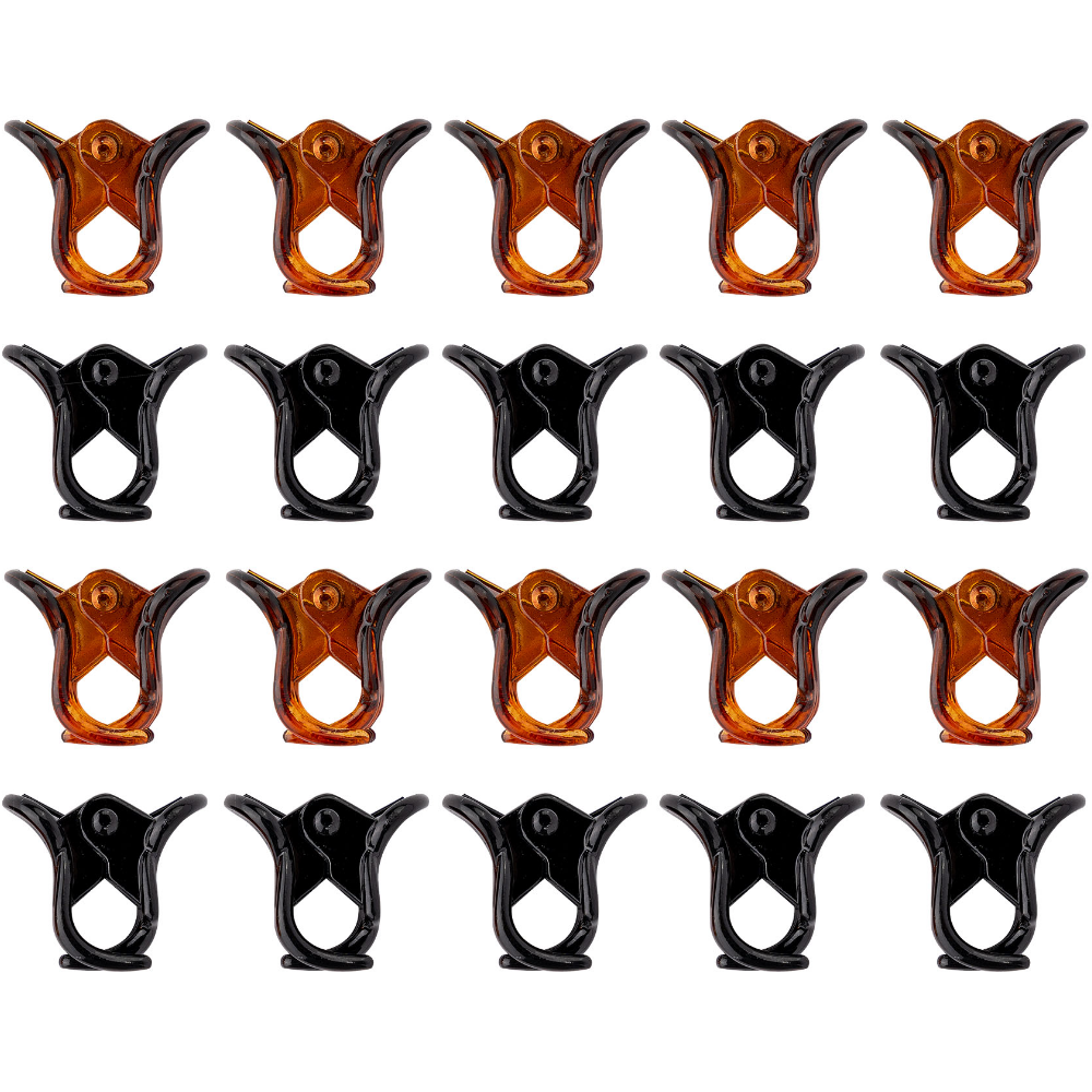 Brushworks Mini Claw Clips Pack of 20