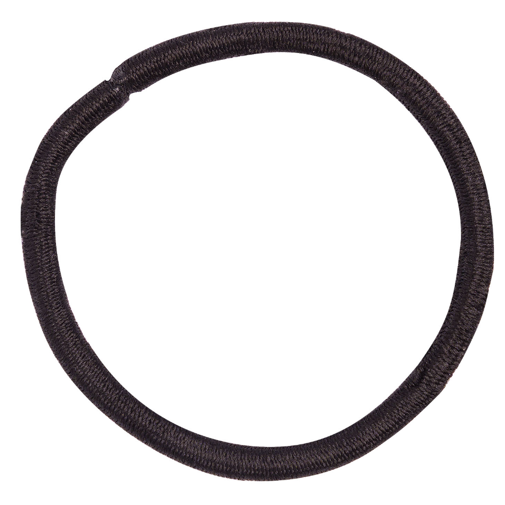 Brushworks Classic Black Hairbands Pack of 40