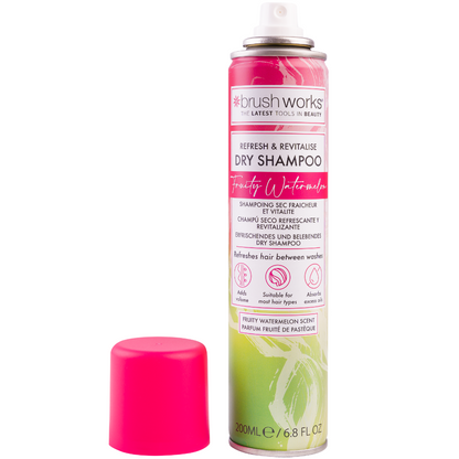 Brushworks Refresh & Revitalise Fruity Watermelon Dry Shampoo 200ml