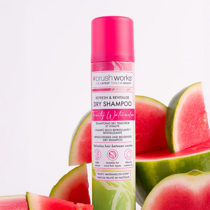 Brushworks Refresh & Revitalise Fruity Watermelon Dry Shampoo 200ml