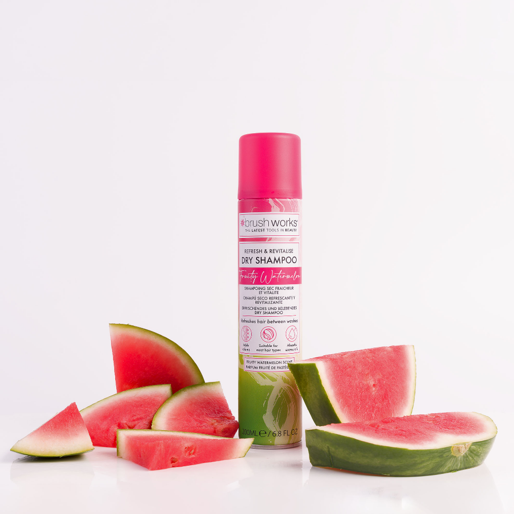 Brushworks Refresh & Revitalise Fruity Watermelon Dry Shampoo 200ml