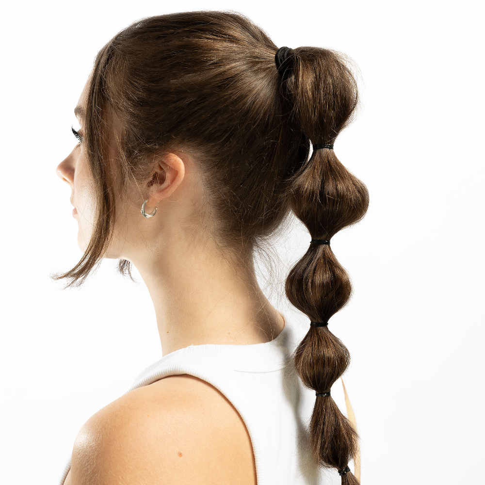 Brushworks Black Flexi Hair Bands x100