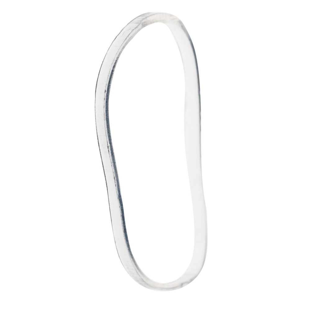 Brushworks Clear Flexi Elastic Hair Bands x100