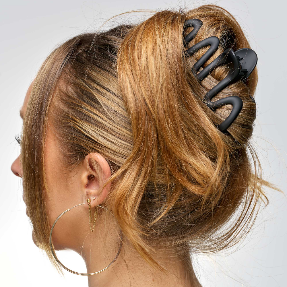 Brushworks Assorted Wave Claw Clips Pack of 3