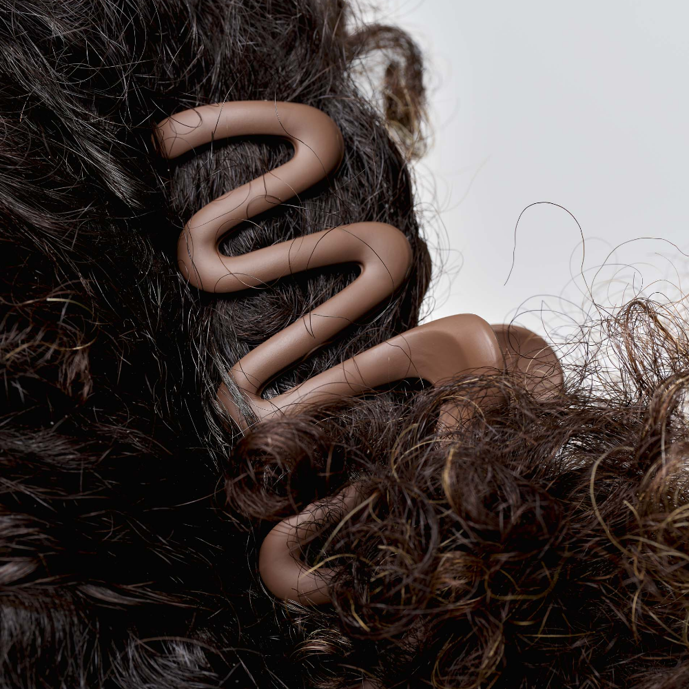 Brushworks Assorted Wave Claw Clips Pack of 3