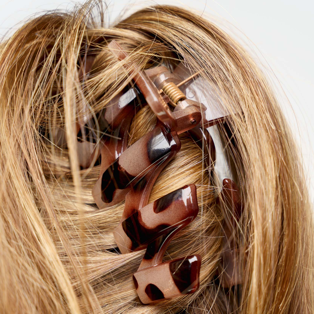 Brushworks Tortoiseshell Claw Clips Pack of 3