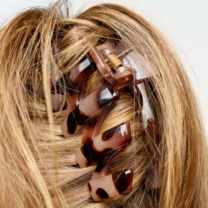 Brushworks Tortoiseshell Claw Clips Pack of 3