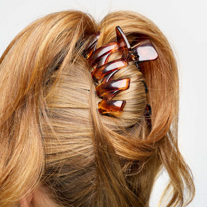 Brushworks Tortoiseshell Claw Clips Pack of 3