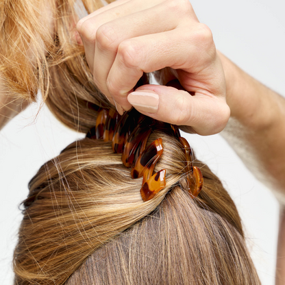 Brushworks Tortoiseshell Claw Clips Pack of 3