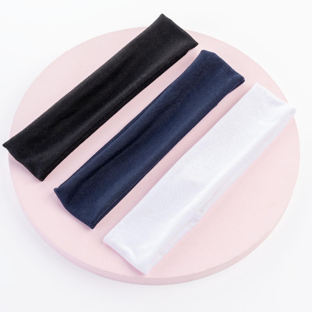 Brushworks Assorted Jersey Headbands Pack of 3