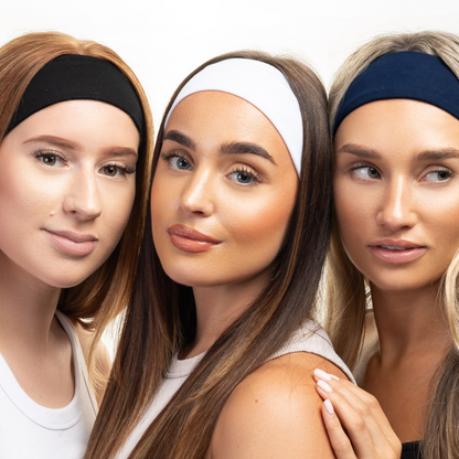 Brushworks Assorted Jersey Headbands Pack of 3