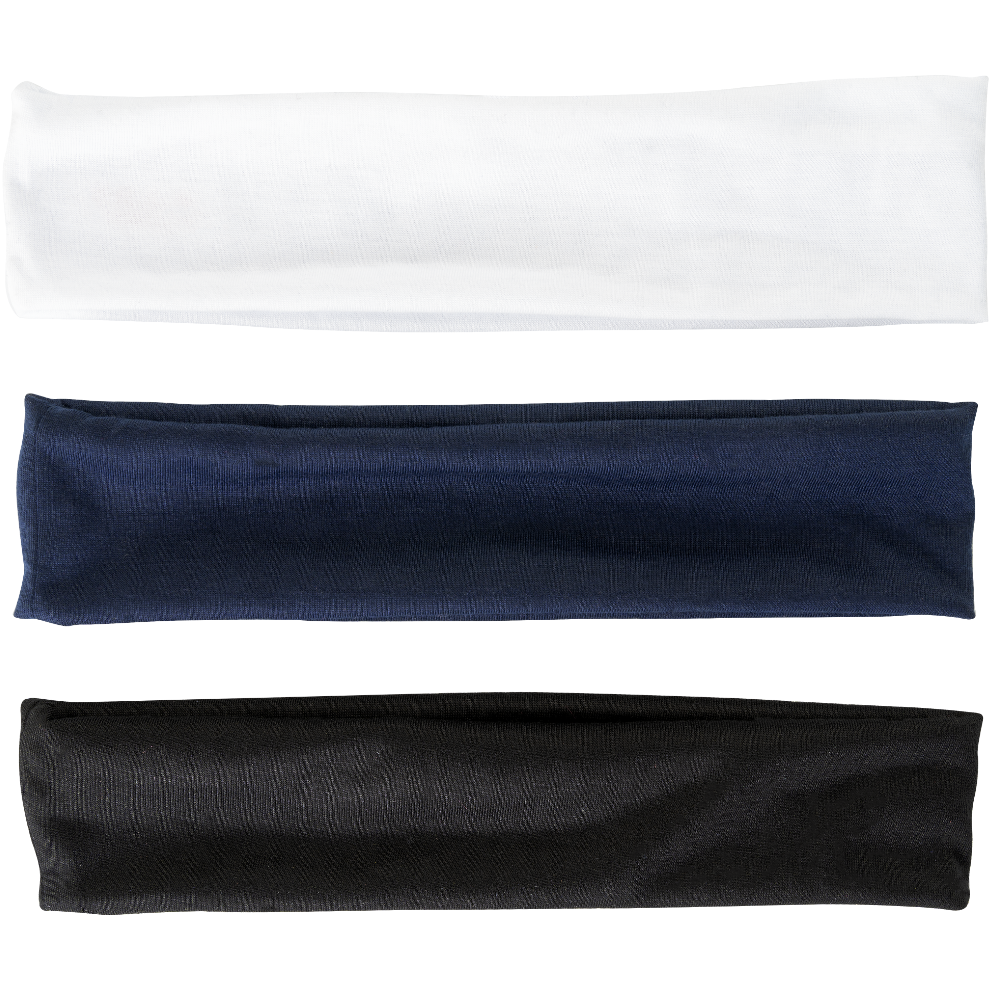 Brushworks Assorted Jersey Headbands Pack of 3