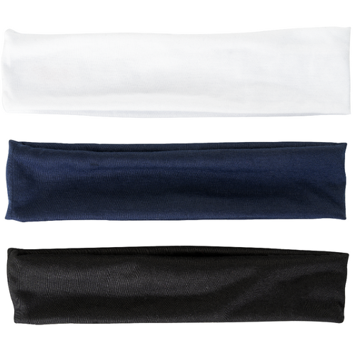 Brushworks Assorted Jersey Headbands Pack of 3