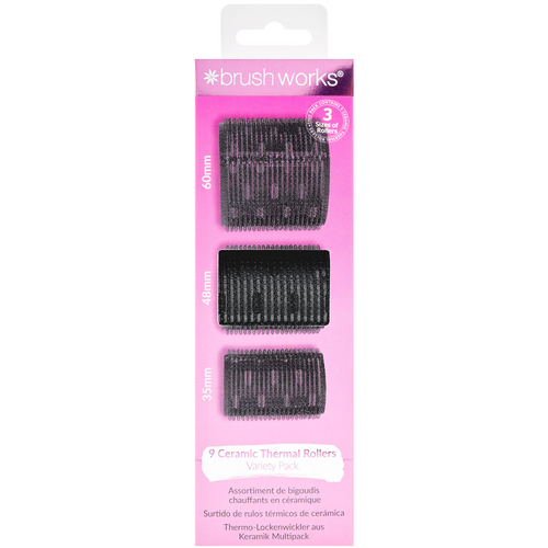 Brushworks Ceramic Thermal Rollers Variety Set Pack of 3