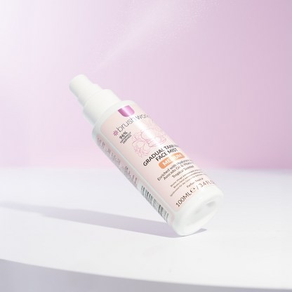 Brushworks Gradual Tanning Face Mist Medium 100ml