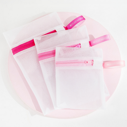 Brushworks Assorted Size Beauty Wash Bag Set Pack of 3