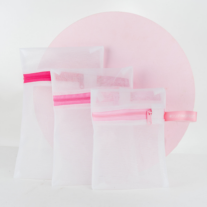 Brushworks Assorted Size Beauty Wash Bag Set Pack of 3