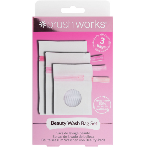 Brushworks Assorted Size Beauty Wash Bag Set Pack of 3