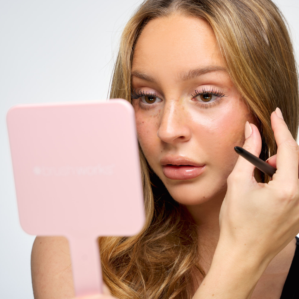 Brushworks On-The-Go Travel Mirror