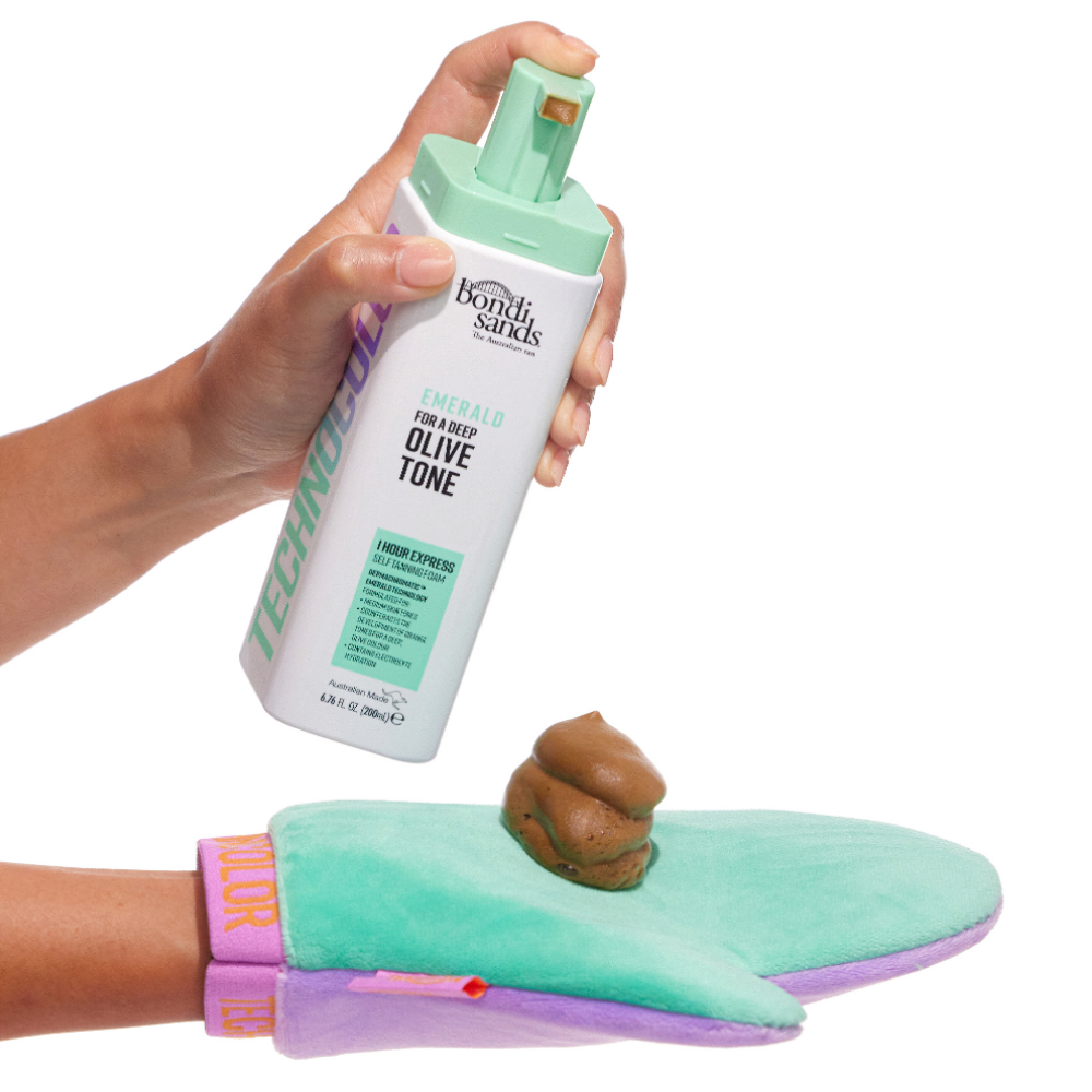 Bondi Sands Technocolour Emerald 1 Hour Express Self Tanning Foam 200ml