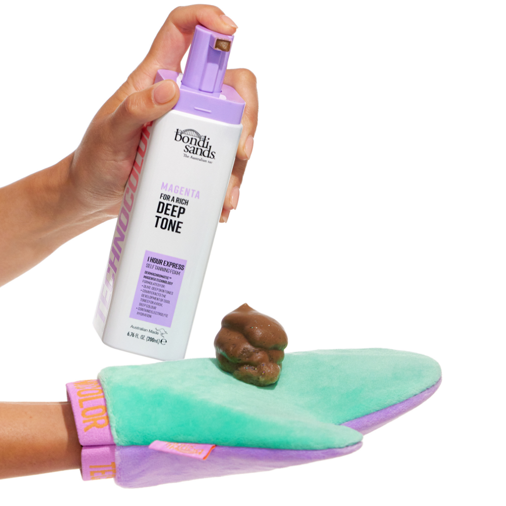 Bondi Sands Technocolor Magenta 1 Hour Express Self Tanning Foam 200ml