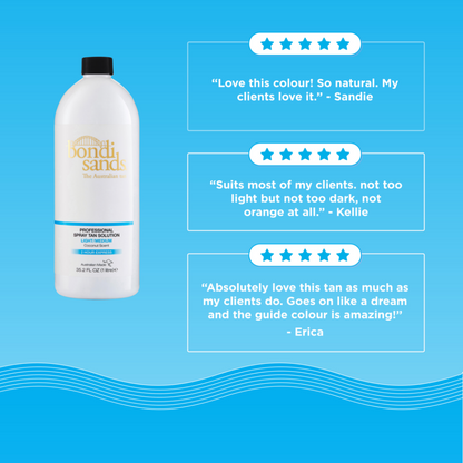 Bondi Sands Professional Spray Tan Solution Light/Medium 1000ml