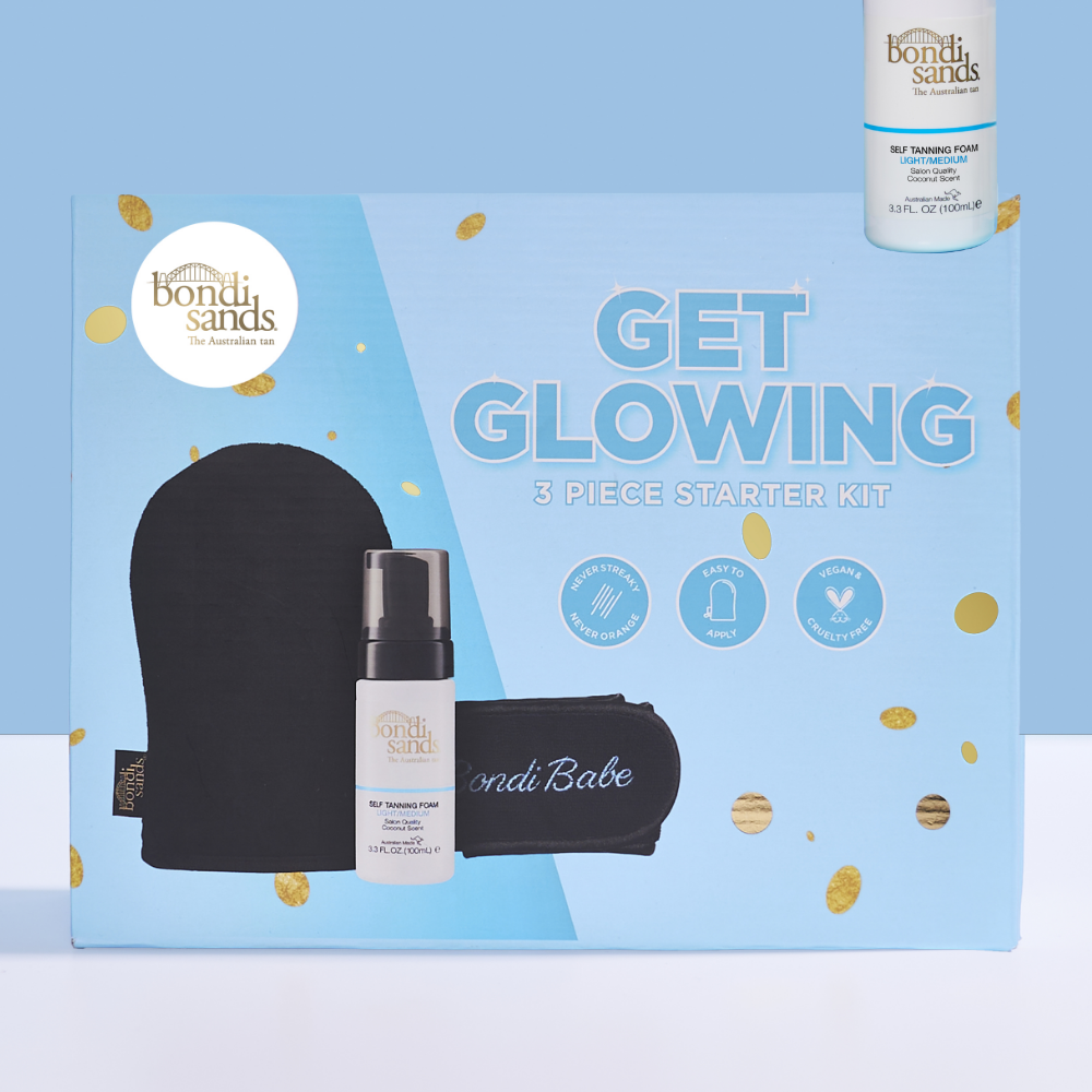 Bondi Sands Get Glowing 3 Piece Starter Kit Light/Medium