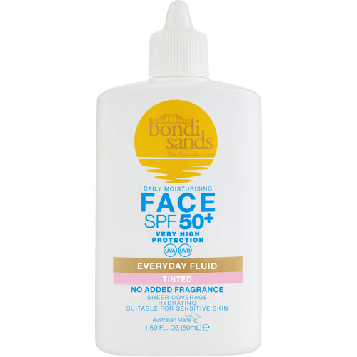 Bondi Sands Everyday Tinted Face Fluid Fragrance-Free SPF50+ 50ml