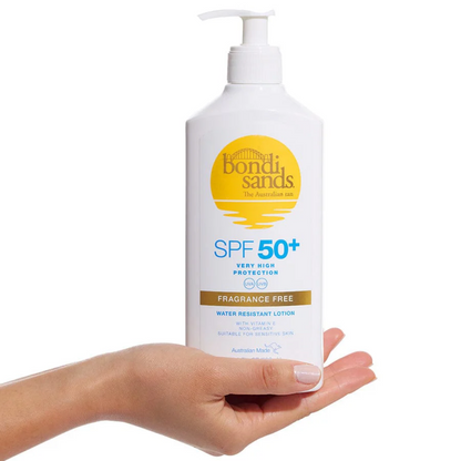 Bondi Sands Sunscreen Lotion SPF50+ Fragrance-Free 500ml