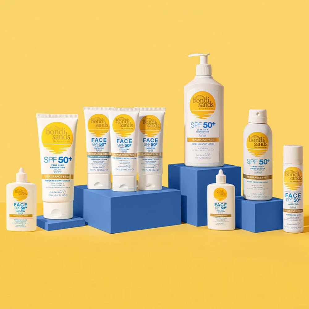 Bondi Sands Sunscreen Lotion SPF50+ Fragrance-Free 500ml