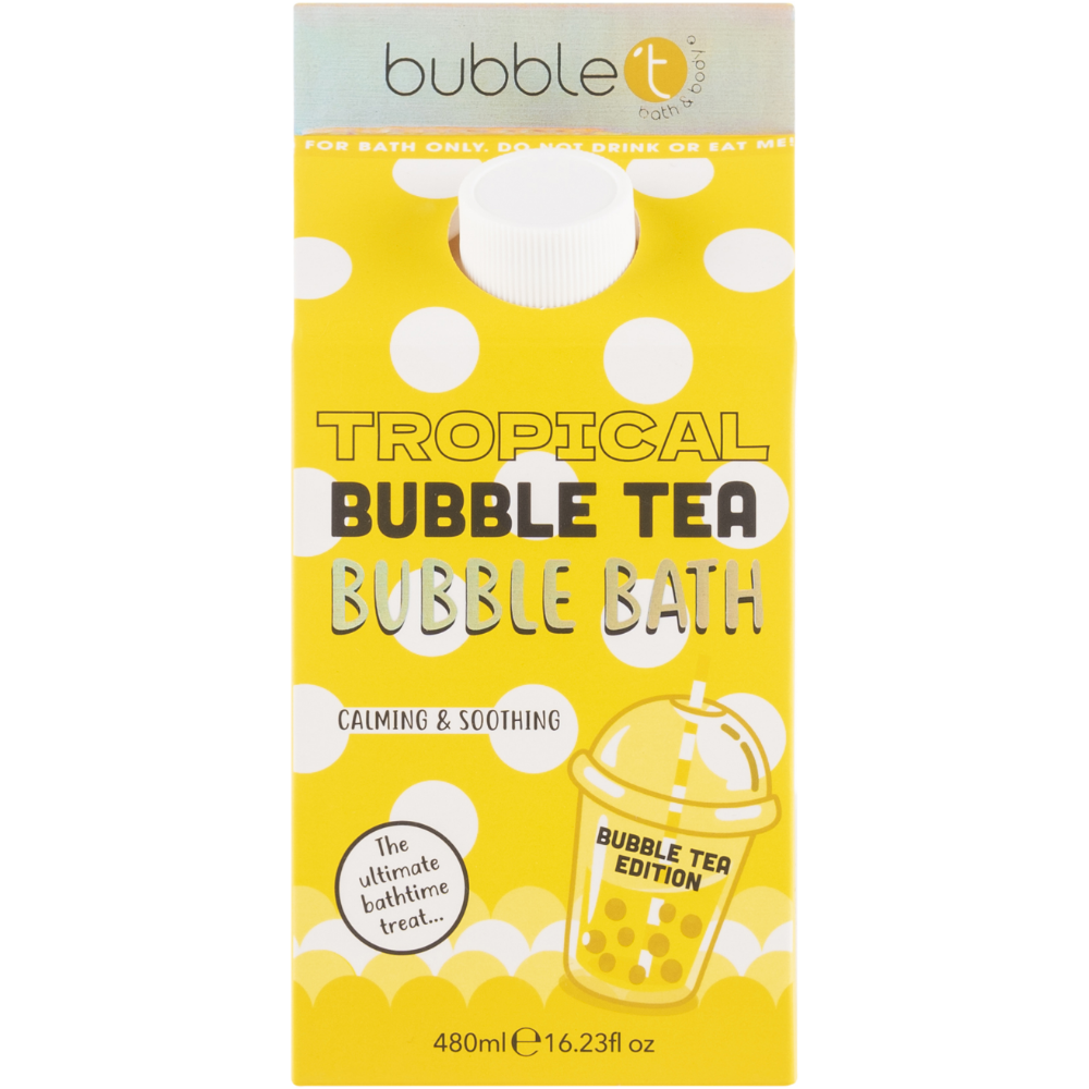 Bubble T Cosmetics Tropical Bubble Tea Bubble Bath 480ml