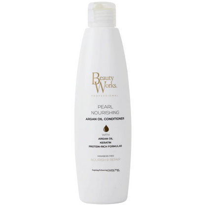 Beauty Works Pearl Nourishing Argan Oil Shampoo & Conditioner Twin 2 x 250ml