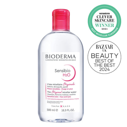 Bioderma Sensibio H2O Micellar Water Makeup Removing Cleanser 500ml