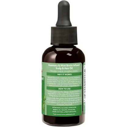 Cantu Rosemary & Mint Plus Biotin Scalp & Hair Oil 59ml