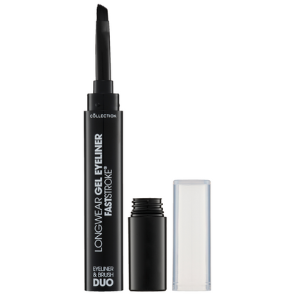 Collection Cosmetics Fast Stroke Longwear Gel Eyeliner & Brush Duo 12ml