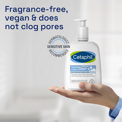 Cetaphil Hydrating Foaming Cream Cleanser 236ml