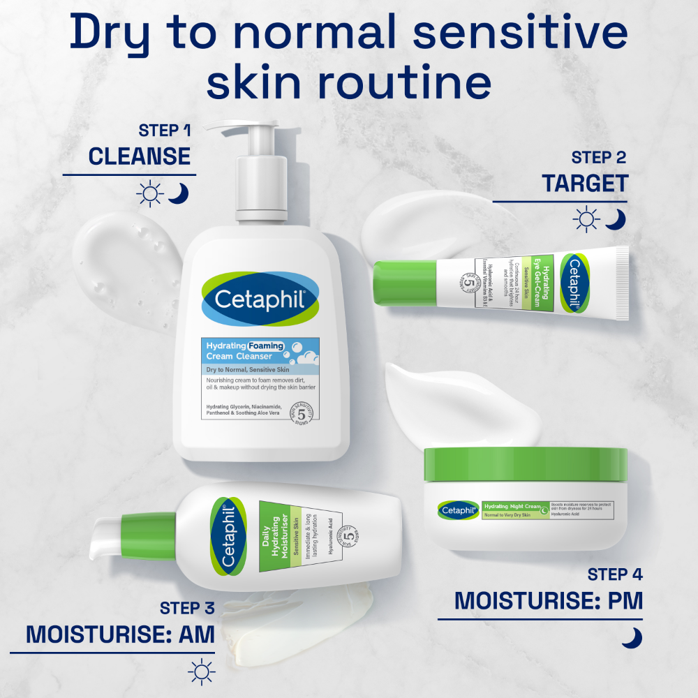 Cetaphil Hydrating Foaming Cream Cleanser 236ml