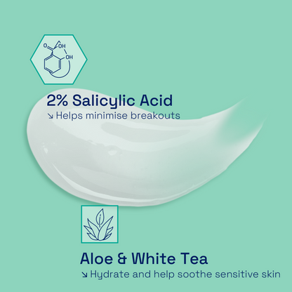 Cetaphil Gentle Clear Clarifying Cream Cleanser 124ml