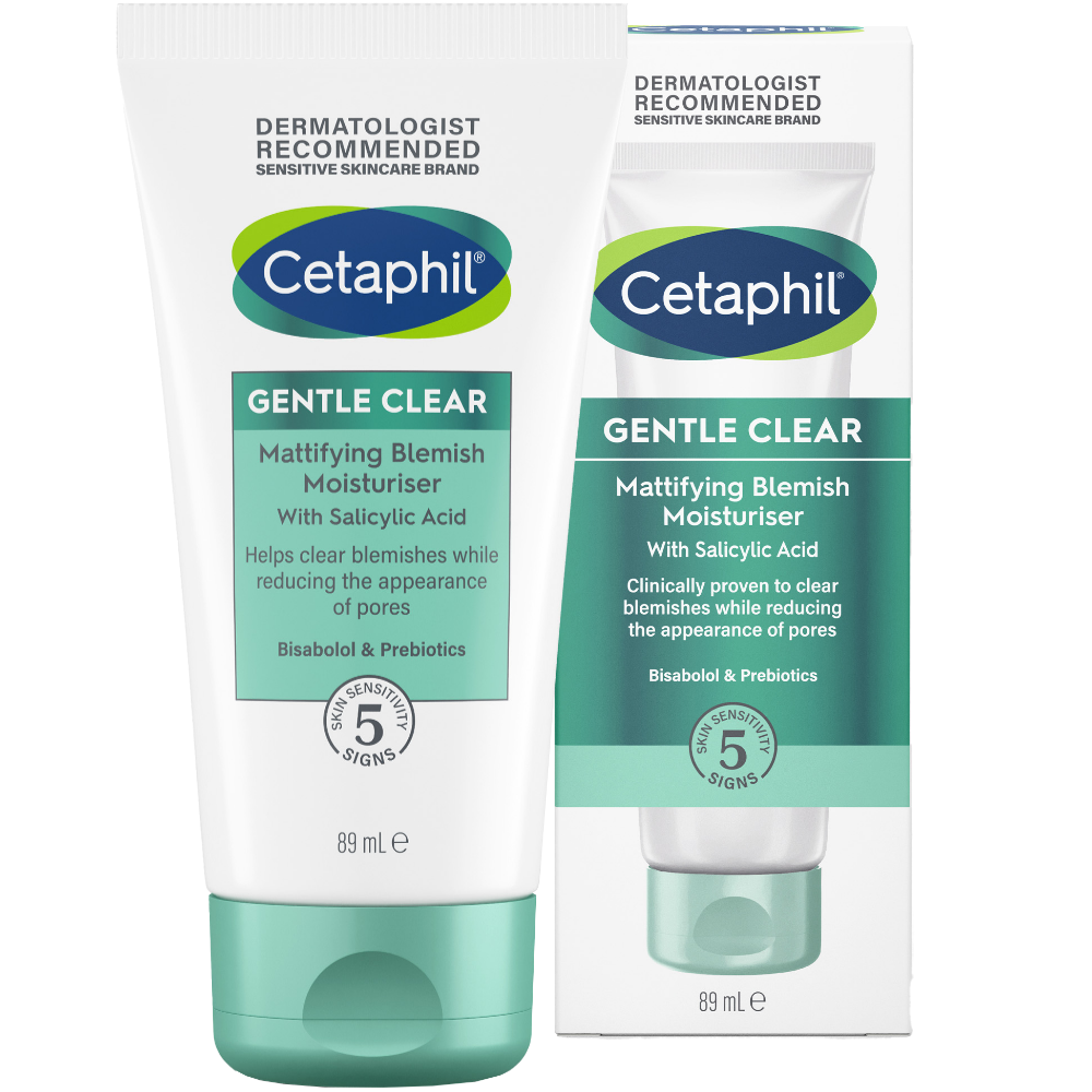 Cetaphil Gentle Clear Mattifying Blemish Moisturiser 89ml