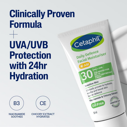 Cetaphil Daily Defence Facial Moisturiser SPF30 50ml