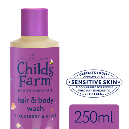 Childs Farm Hair & Body Wash Blackberry & Organic Apple 250ml